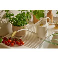 Rowley Ripple Watering Can 2 Pint White Granite