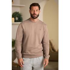 NEXT Sweatere NEXT Leichtes Sweatshirt Mit Rundhalsausschnitt - Sand