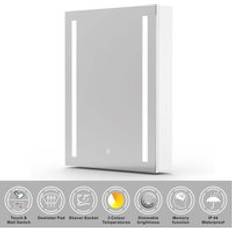 Sky Bathroom Mirror Cabinet Led Illuminated 60 x 80 cm