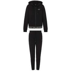 Gold Suits EA7 Full-Zip Tracksuit