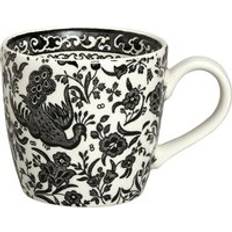 Burleigh Koppar & Muggar Burleigh Black Regal Peacock Osborne 300ml Cup & Mug 30cl