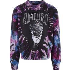 Amiri Men Jumpers Amiri Men's Crystal Ball Tie-Dye Sweatshirt - Purple