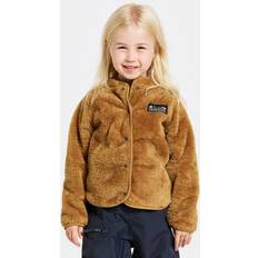 9-12M Fleecejackor Barnkläder Didriksons Mylla Kids Fleecejacka Med Knappar - Brun