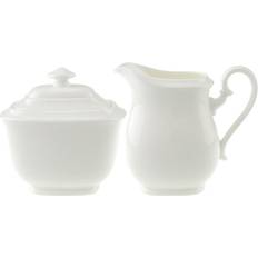 Zuckerschalen Villeroy & Boch Royal Milch- und Zuckerset in Weiß Zuckerschale