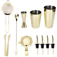 Konnwei 11 Pcs Cocktail Shaker Set Stainless Steel Wine Drink Mixer Barutrustning