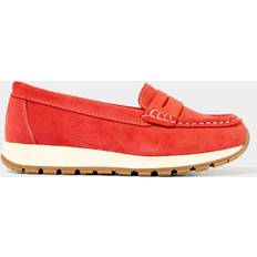 Orange Loafers Joe Browns Women's Capomo Bay Suede Loafers - Coral