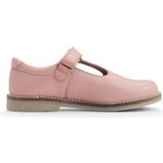 Pink Low Top Shoes Children's Shoes Start-rite Luxe Dusky Pink Leather Girls T-Bar Rip-Tape Classic Shoes - Pink