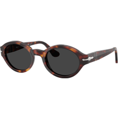 Persol Loris Sunglasses Acetate Turtle Grey Round Polarized