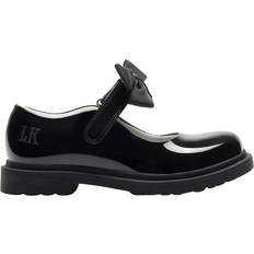 Lelli Kelly Miss LK Mia Bow Patent School Shoes - Black
