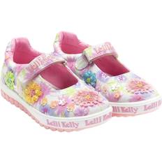 Pink Low Top Shoes Children's Shoes Lelli Kelly Eloise Canvas Dolly Shoes - Pink
