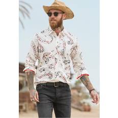 Joe Browns Men Clothing Joe Browns Hit The Note Long Sleeve Shirt - White
