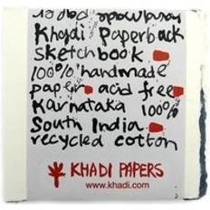 White Sketch & Drawing Pads Khadi Papers Paperback Sketchbook White 150gsm 20cm x 20cm PPB1