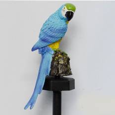 Trädgård & Utemiljö Goolrc Solar Ground Insert Landscape Light Resin Parrot Shape