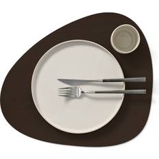 Lind DNA Corduroy Placemat Curve L Hazel Place Mat Brown