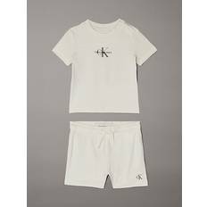 Øvrige sæt Calvin Klein Newborn T-shirt and Shorts Set - White