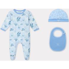 Organic Cotton Other Sets Kenzo Kids Blue Cotton Jungle Print Babysuit Set - Blue