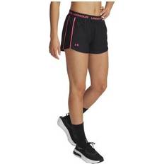 Under Armour Dame Shorts Under Armour Tech Play Up Women's 3" Shorts - Black/Super Pink
