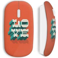Kabellose Maus Love 3D Orange