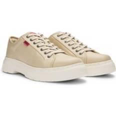 Beige - Men Derby HUGO Textured-upper Derby Shoes With EVA Outsole - Beige