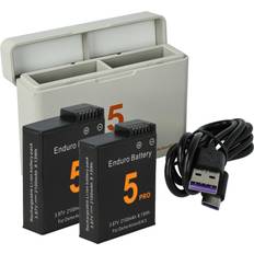 VHBW 3-Part Charger Set for DJI Osmo Action 5 Pro Camera