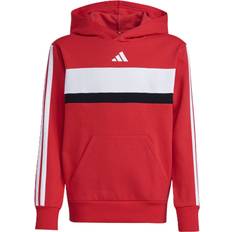 Adidas Hoodies adidas J 3S Tib Fl Hd Sportsweats - Röd