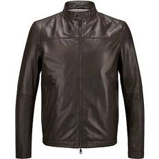Milestone Herren Lederjacke - Braun
