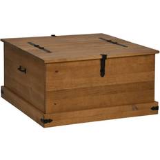 Kister vidaXL Halden 91 x 91 x 47 cm Massivholz Kiefer Truhe
