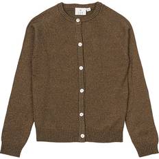 Gröna Koftor Barnkläder The New Cardigan - Stickad - TnEve - Ivy Green