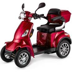 Mobility Scooters Veleco 4 Wheeled Electric Mobility Scooter 1000W Faster Red