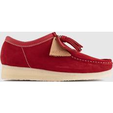 Rød Mokkasiner Clarks Originals Wallabee G Mand Suede Business Sko - Red