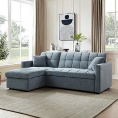 Latitude Run Harriet Bed With Storage Chaise 82cm H X 210cm W X 145cm D Sofa