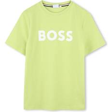 Green T-shirts BOSS Boys Lime Green Cotton T-Shirt - 5 year