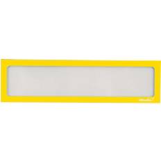 DIN A3/A4 Inforahmen Magnetisch Gelb nicht haftend Kunststoff 6 x 31,2 cm 5 Stück