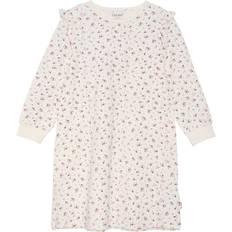 Vita Nattlinnen Barnkläder CeLaVi Snow White Nightdress - Kräm
