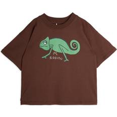 92/98 T-shirts Mini Rodini Brown Lizard T-Shirt
