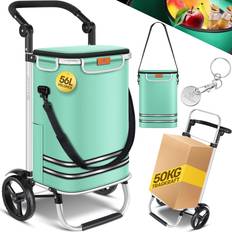 Kesser Einkaufstrolley Klappbar 56L Kapazität - 50kg