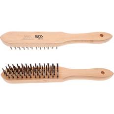 Steel Brushes BGS Handstielbürste Stahldraht 5-reihig 300 mm Drahtbürste
