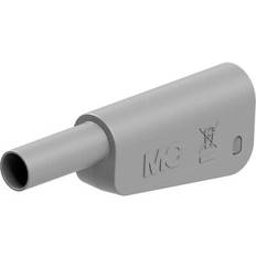 Staubli Staeubli SLQ-4N-46 Plug 4mm Grey Stackable 1 pc