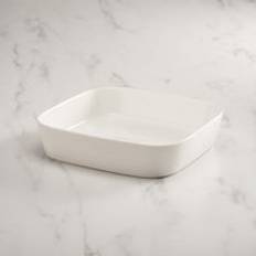 White pasta bowls Dunelm Larson Square Pasta - White Serving Bowl