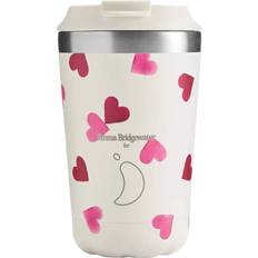 Chilly’s Emma Bridgewater Original Double Wall Insulated 340ml Pink Hearts Travel Mug