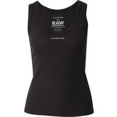 G-Star Dam Linnen G-Star Slim Rib Tank Top - Black