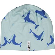 Blåa Mössor Geggamoja Lue Bambu Whale - Blue