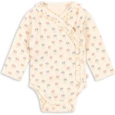 Konges Sløjd Bodys Konges Sløjd Pipa Petite Sui Newborn Frill Långärmad Body Pipa Petite - Hålmönster