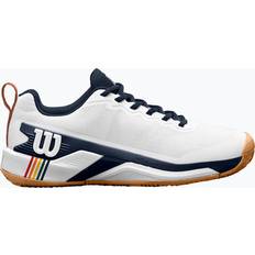 Wilson Rush Pro 4.5 Clay Men's Tennis Shoes - Wt/Nvy Blzr/Gum