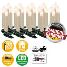 Hellum LED-glödtråd Fairy Lights 1330 cm Grön Kabel Julgransbelysning