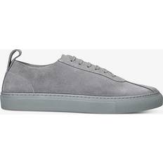 Grenson Mens Sneaker 1 U Suede Low-top Trainers - Grey