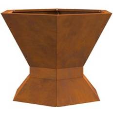 VidaXL Eldstäder & Eldkorgar vidaXL Eldstad Hexagonal 50x50x40 cm Väderbestål