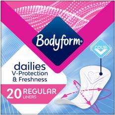 Bodyform Dailies Regular To Go Superabsorbent Liners
