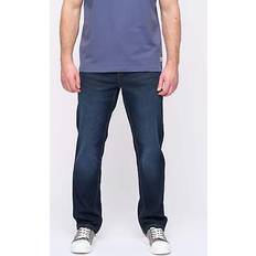 Duck and Cover Mens Rushawn Relaxed Fit Jeans - Dark Wash