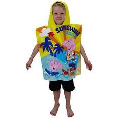 Cotton Baby Towels Peppa Pig Kapuzen Handtuch Poncho 100% Baumwolle Ozean Gelb 50cm x 115cm